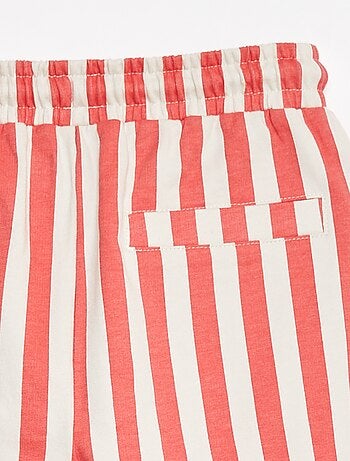 Shorts in tessuto felpato leggero