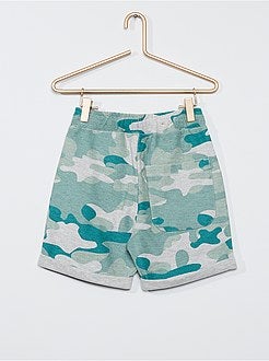 Shorts in tessuto felpato leggero stampato - Kiabi