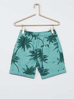 Shorts in tessuto felpato leggero stampato - Kiabi