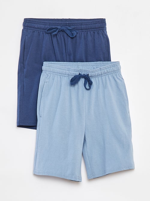 Shorts in tessuto felpato leggero tinta unita con 2 tasche - Kiabi