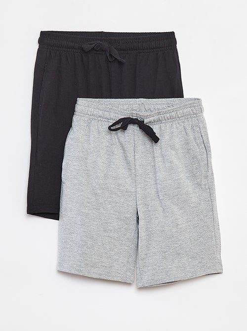 Shorts in tessuto felpato leggero tinta unita con 2 tasche - Kiabi