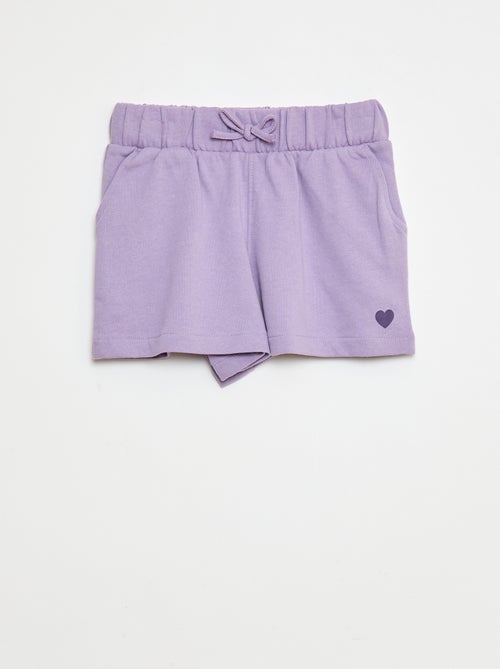 Shorts in tessuto felpato leggero - Kiabi