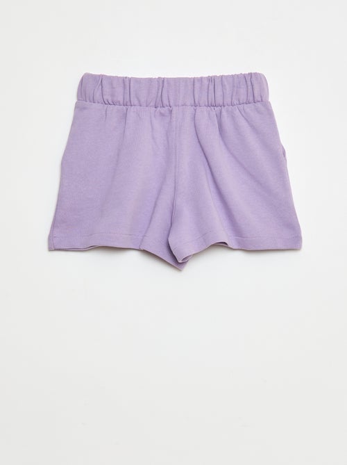 Shorts in tessuto felpato leggero - Kiabi