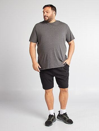 Shorts in tessuto felpato