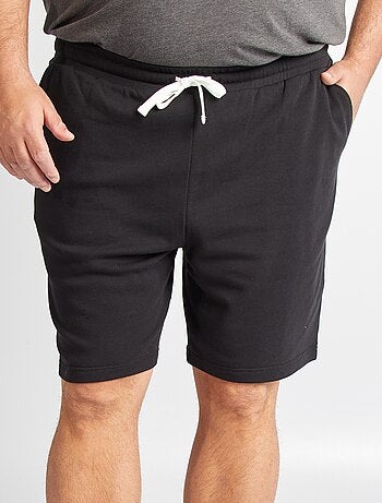 Shorts in tessuto felpato