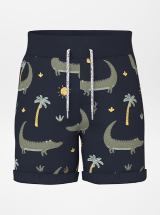 Shorts in tessuto felpato stile joggers