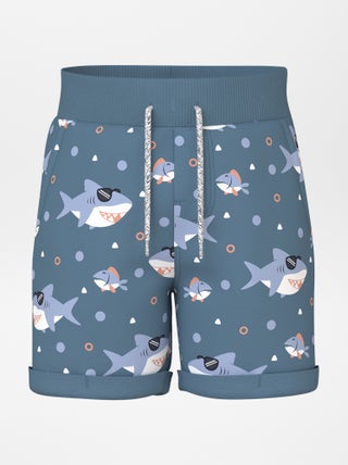 Shorts in tessuto felpato stile joggers