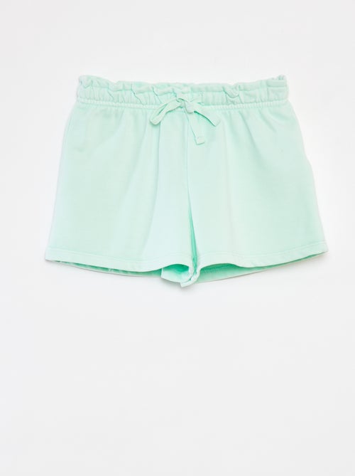 Shorts in tessuto felpato tinta unita - Kiabi