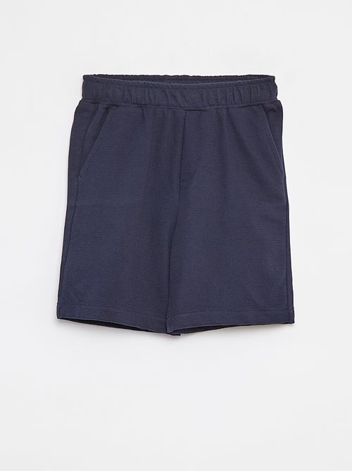 Shorts in tessuto testurizzato con 2 tasche - Kiabi