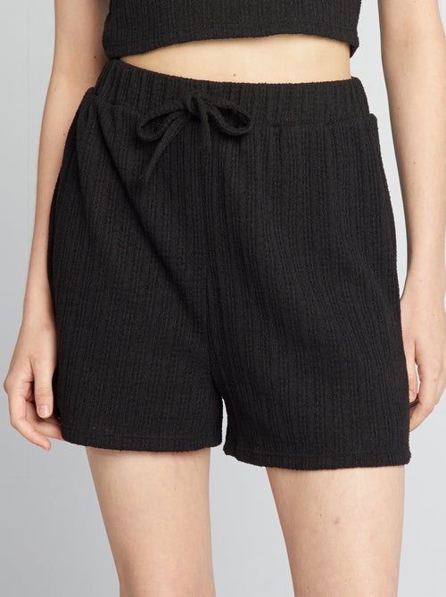 Shorts in tessuto traforato - Kiabi