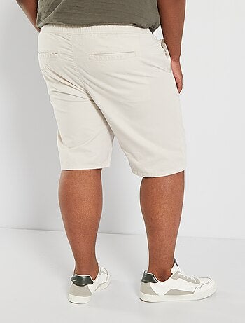 Bermuda chino, 5 tasche, denim, con cintura - taglia 60 - Kiabi
