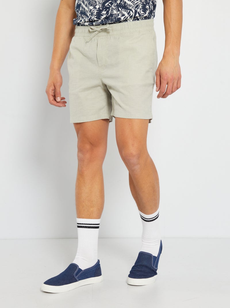 Shorts in tinta unita 'Produkt' grigio - Kiabi