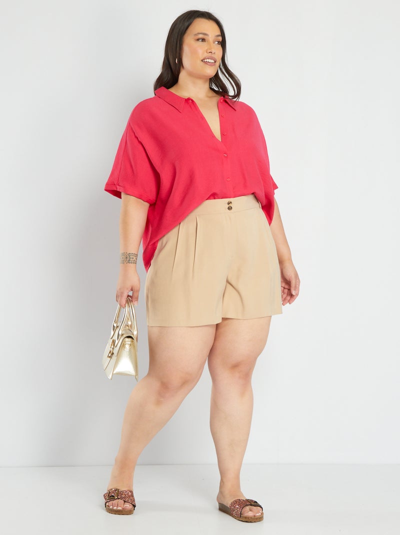 Shorts in twill BEIGE - Kiabi