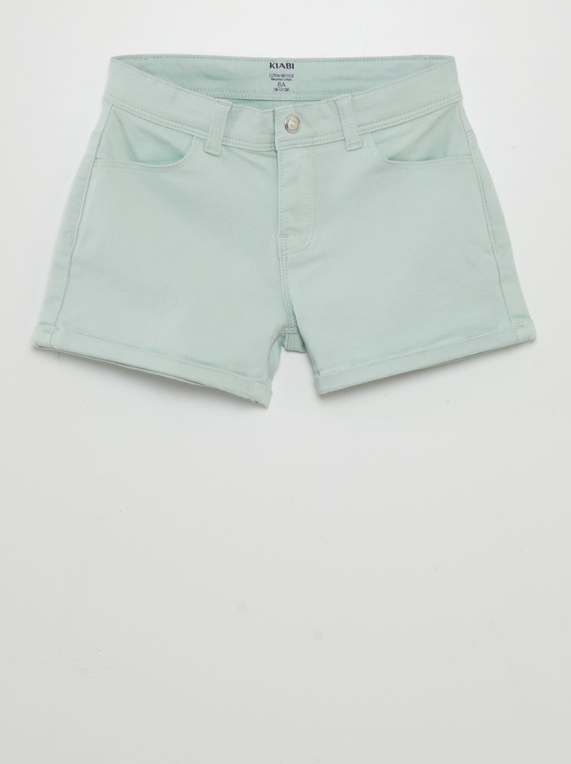 Shorts in twill blu - Kiabi