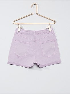 Ragazza 10-18 anni - Shorts in twill colorato - Kiabi