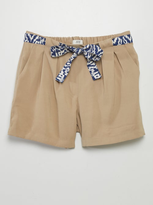 Shorts in twill con cintura stampata 'JDY' - Kiabi