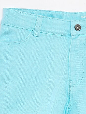 Shorts in twill con vita regolabile