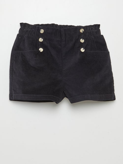 Shorts in velluto a coste - Kiabi