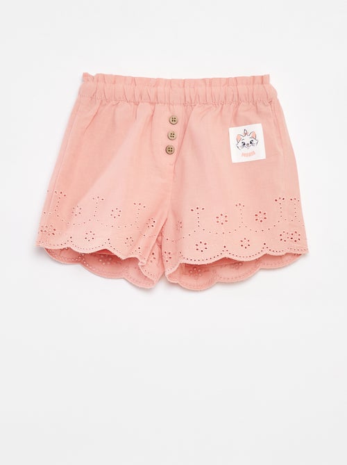Shorts in voile di cotone con ricami in sangallo 'Disney' - Kiabi