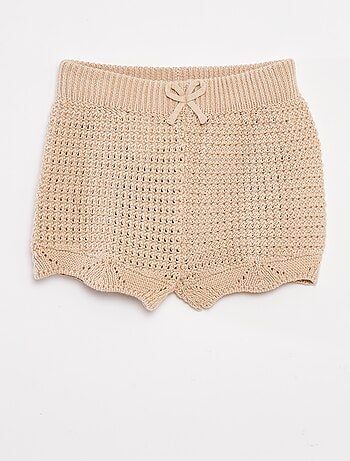 Shorts lavorati a maglia