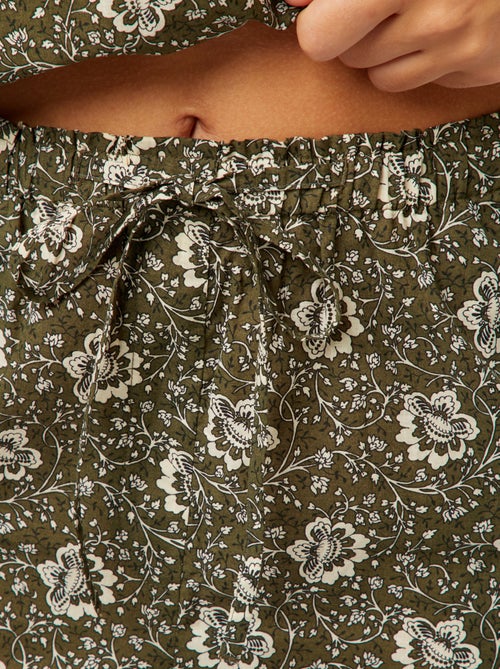 Shorts leggeri con motivo floreale - Kiabi