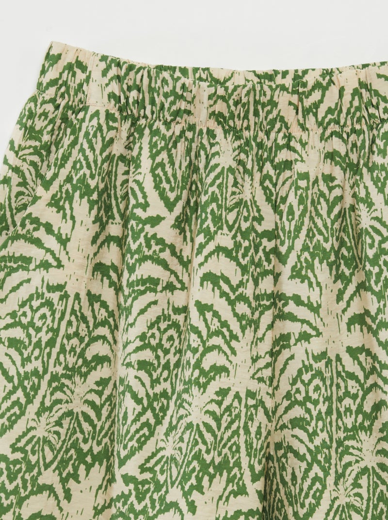 Shorts leggeri con stampa 'JDY' VERDE - Kiabi