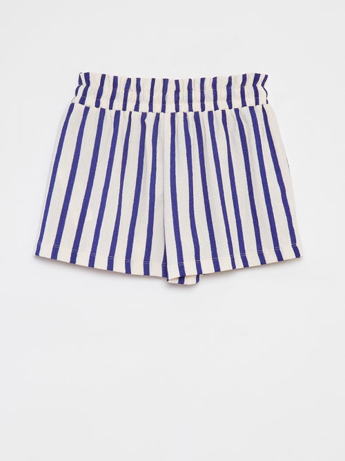 Shorts leggeri in maglia goffrata - Kiabi
