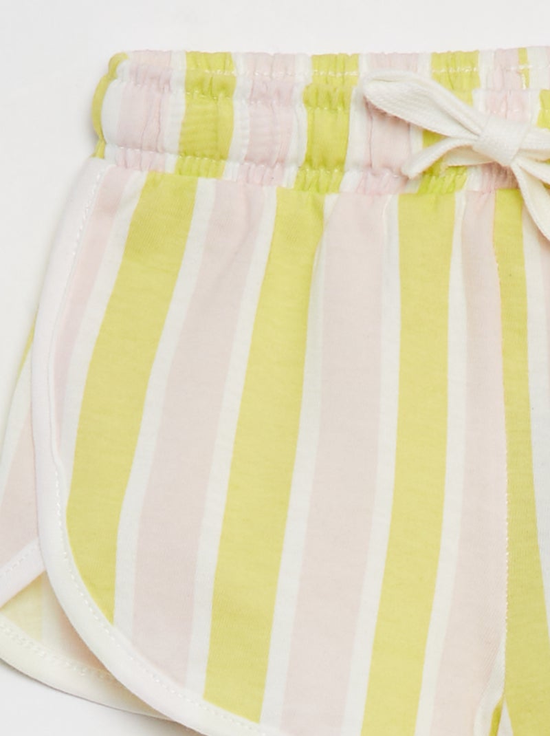 Shorts leggeri stampati BIANCO - Kiabi