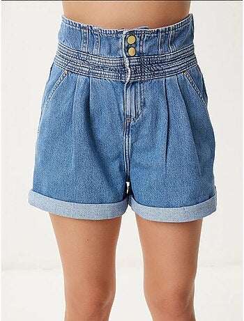 Shorts mom in denim a vita alta istanbul