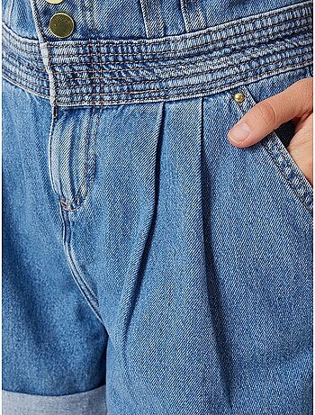 Shorts mom in denim a vita alta istanbul