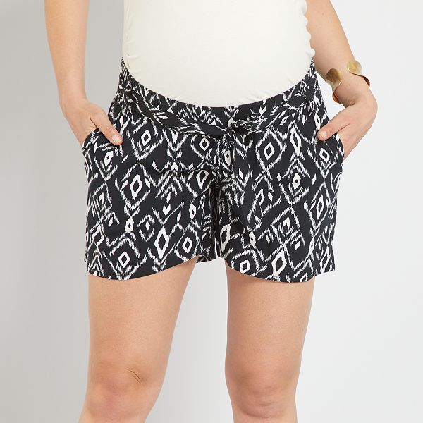 Shorts morbidi premaman premaman - NERO - Kiabi - 15,00€