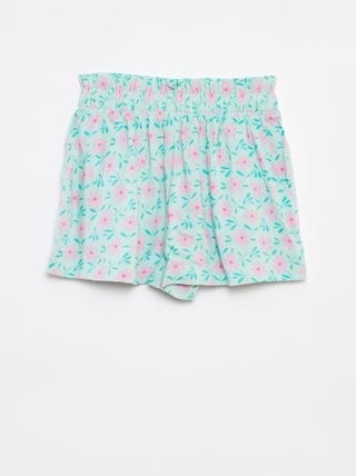 Shorts morbidi stampati
