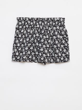 Shorts morbidi stampati