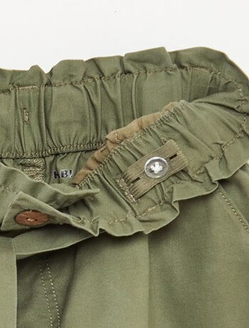 Shorts paperbag con cintura