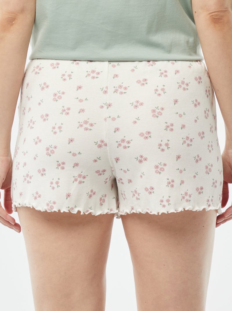 Shorts pigiama corti BIANCO - Kiabi