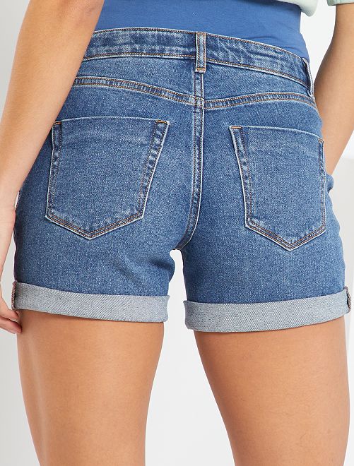 Shorts premaman in denim - BLU - Kiabi - 19.00€