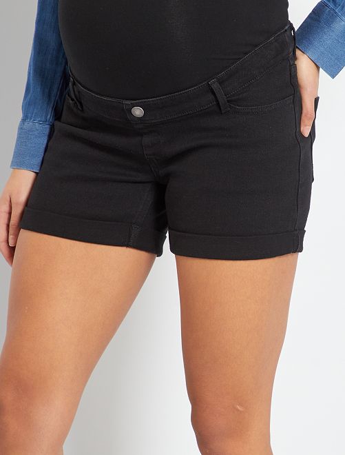Shorts premaman in denim - nero - Kiabi - 19.00€