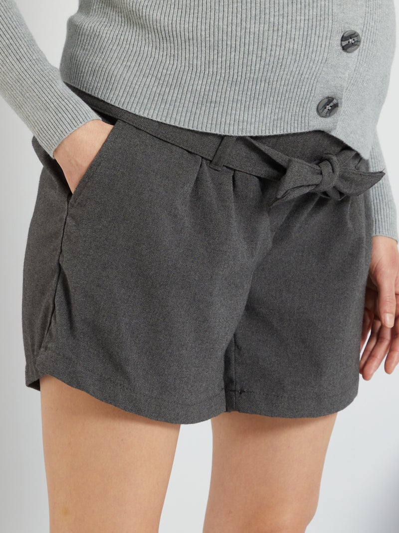 Shorts premaman in flanella GRIGIO - Kiabi