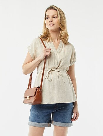 Shorts premaman in jeans