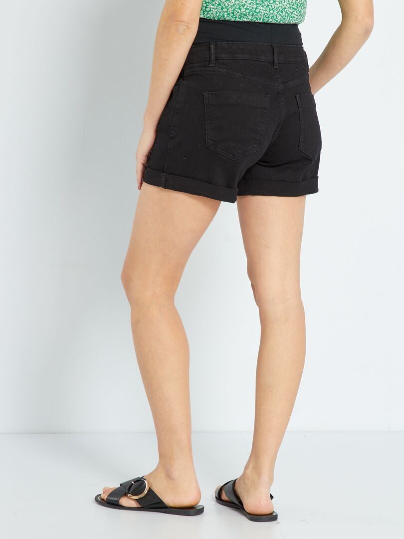 Shorts premaman in jeans Nero - Kiabi