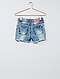     Shorts ricamati effetto delavé vista 2
