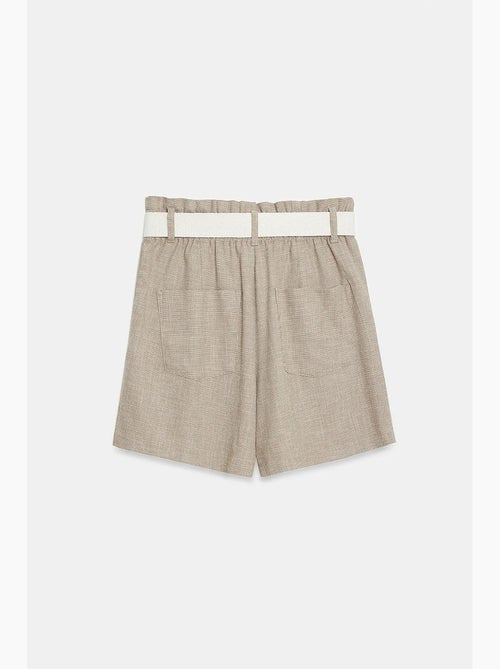 Shorts sartoriali a gamba ampia a vita alta dilvin - Kiabi Shorts sartoriali a gamba ampia a vita alta dilvin - Kiabi