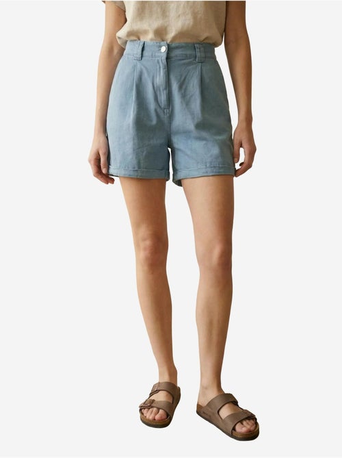Shorts sartoriali a vita alta a gamba ampia my fashion - Kiabi Shorts sartoriali a vita alta a gamba ampia my fashion - Kiabi