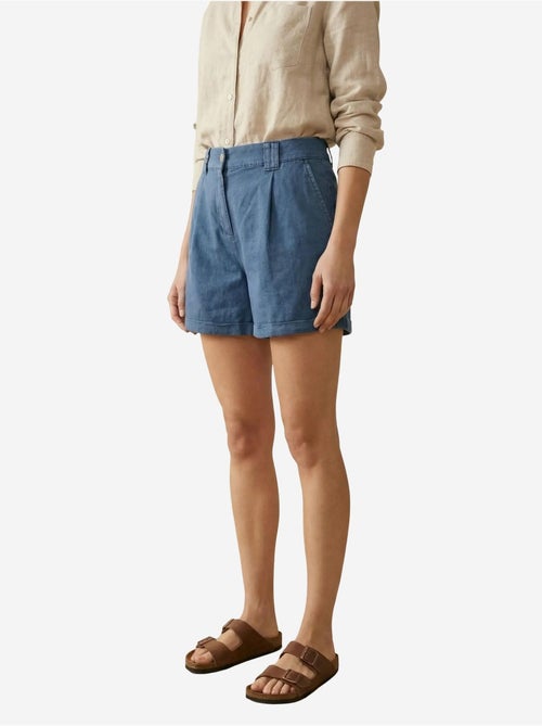 Shorts sartoriali a vita alta a gamba ampia my fashion - Kiabi Shorts sartoriali a vita alta a gamba ampia my fashion - Kiabi