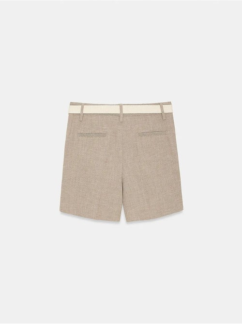 Shorts sartoriali a vita alta con cintura dilvin - Kiabi