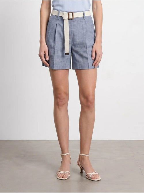 Shorts sartoriali a vita alta con cintura dilvin - Kiabi Shorts sartoriali a vita alta con cintura dilvin - Kiabi