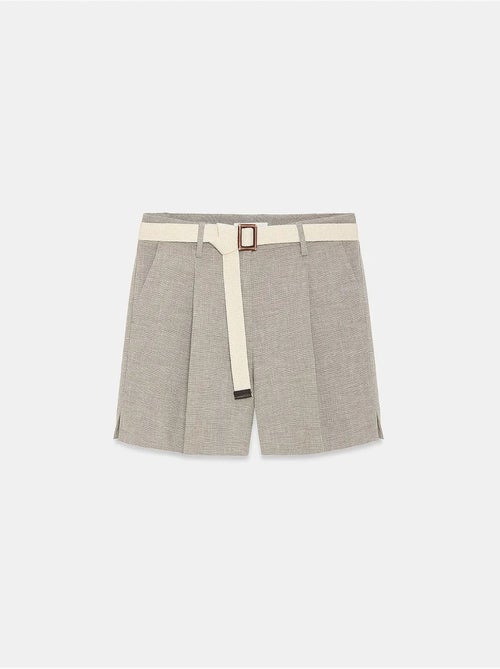 Shorts sartoriali a vita alta con cintura dilvin - Kiabi
