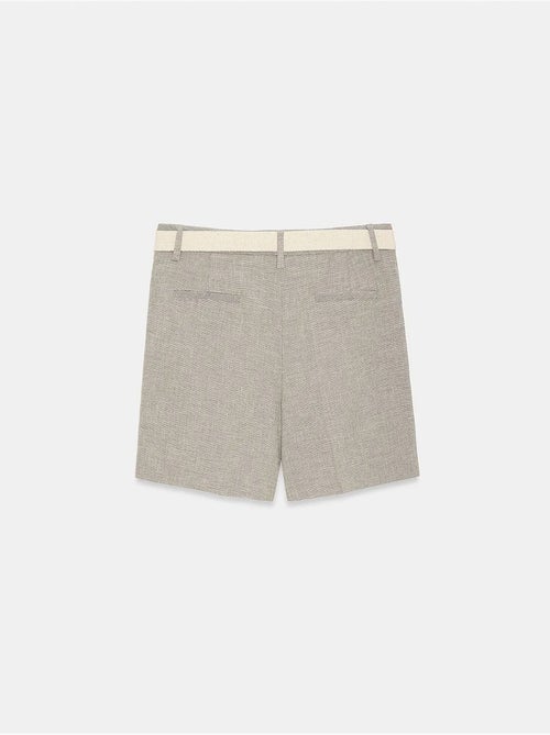 Shorts sartoriali a vita alta con cintura dilvin - Kiabi