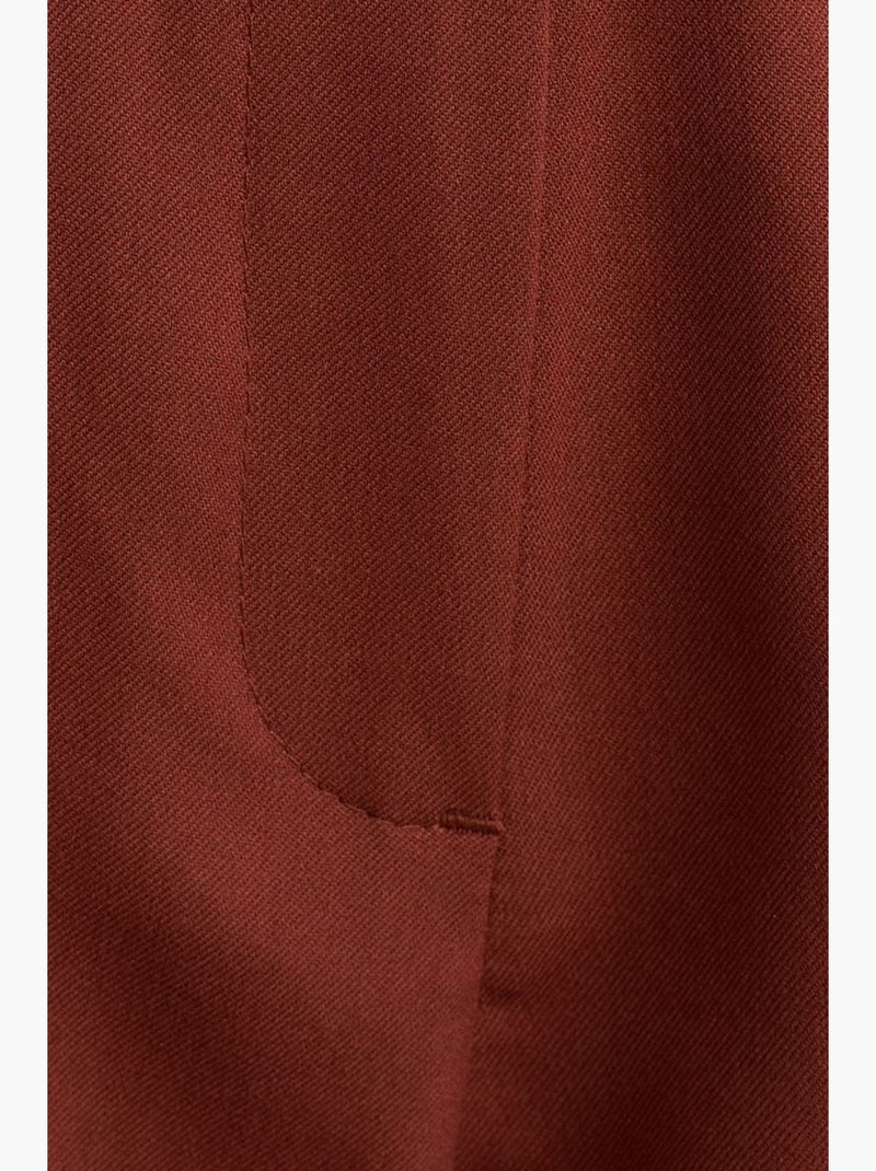 Shorts sartoriali a vita alta con cintura dilvin Terracotta - Kiabi