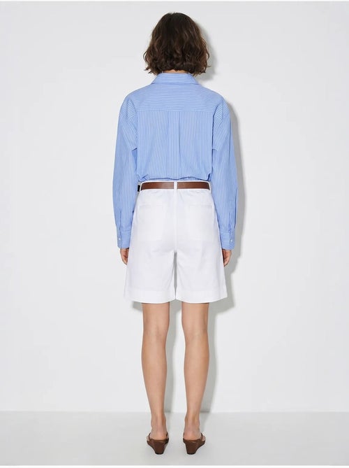 Shorts sartoriali a vita alta con cintura lucci - Kiabi Shorts sartoriali a vita alta con cintura lucci - Kiabi
